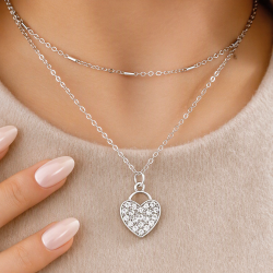 Collar Doble Corazon