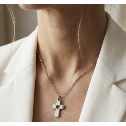 Collar Cruz Corazon